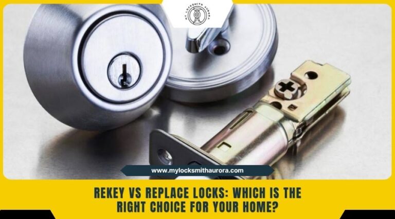 rekey vs replace locks My Locksmith Aurora lock hardware